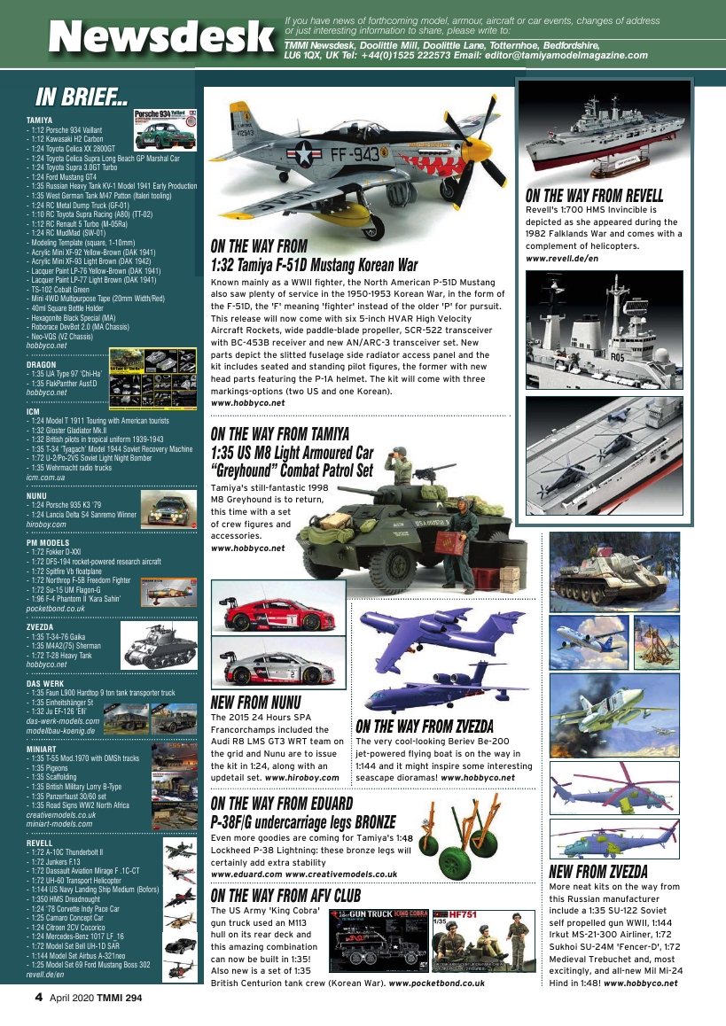 Tamiya Model Magazine 294 (2020-04)